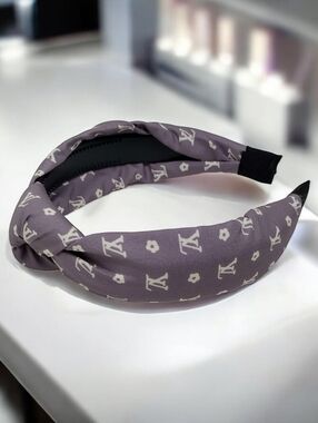 Luxe Lavender Logo Knot Headband